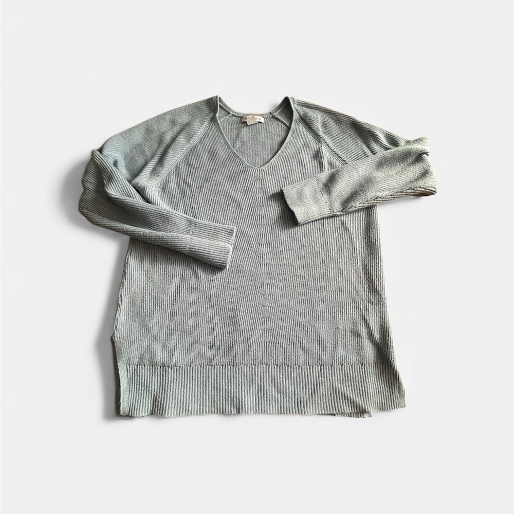 Athleta Hanover refined sweater Medium light blue EUC